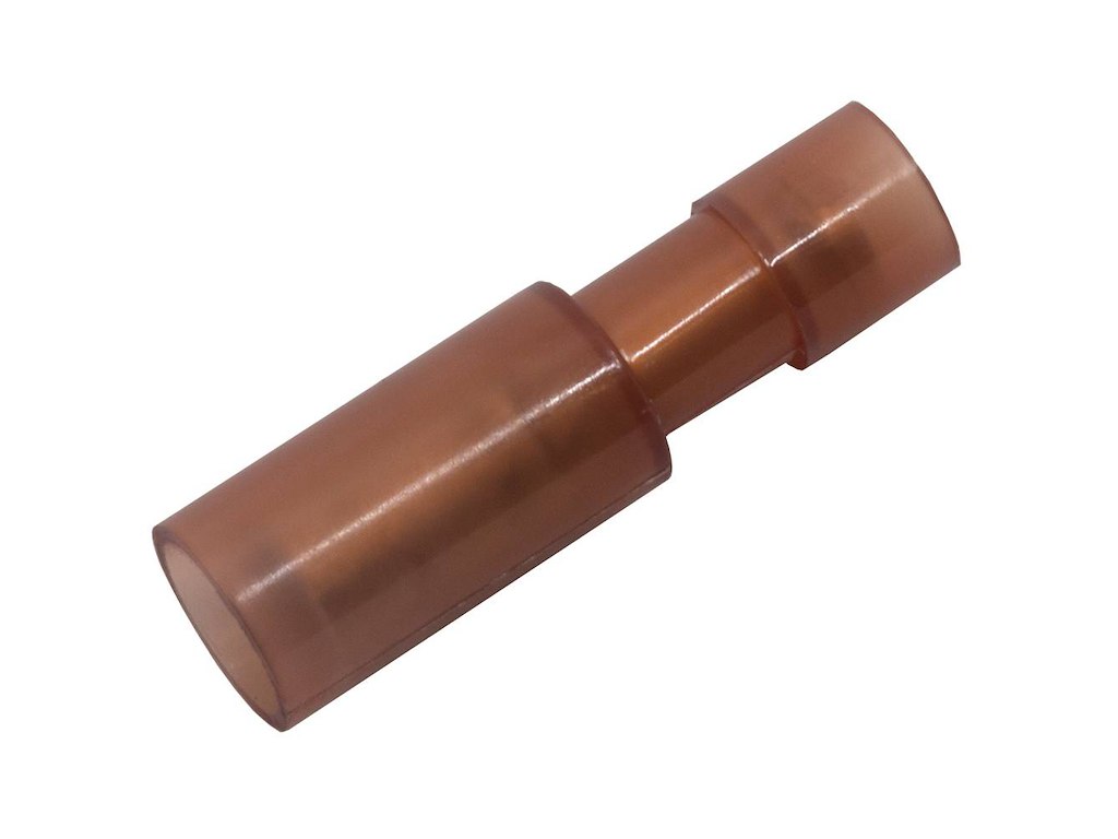 Kabelsko rød hun Ø4 rund (25stk)