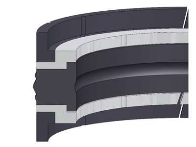 Stempelpakning 70x50x34/22mm dobb