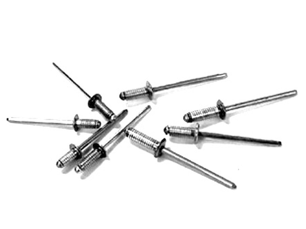 Blindnitte 5x40 ST/ST ZP. flat head S 