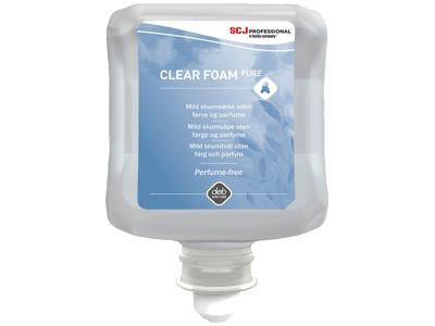 DEB Skumsæbe Clear Foam Pure 1 ltr.