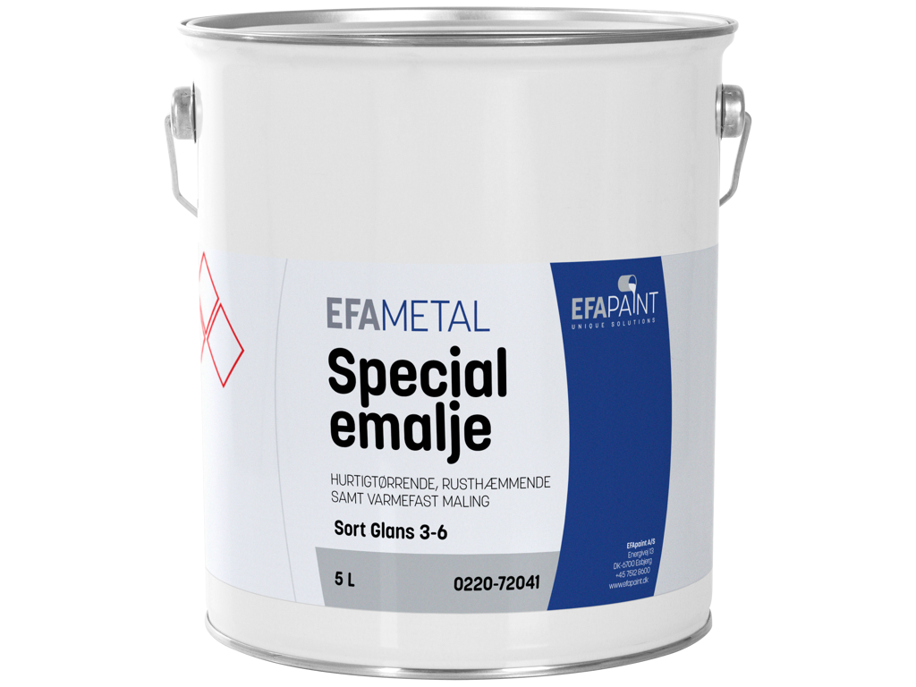 Maling Special Emalje Sort 5 ltr.