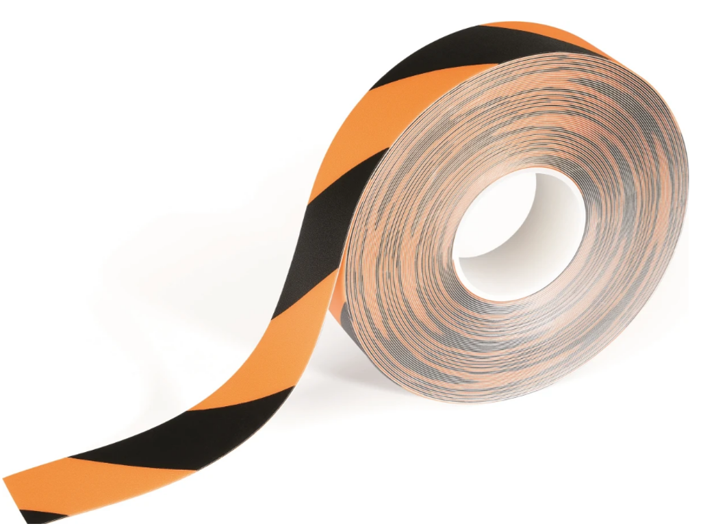 Tape 50mm x 30  mtr Gul/Sort strong