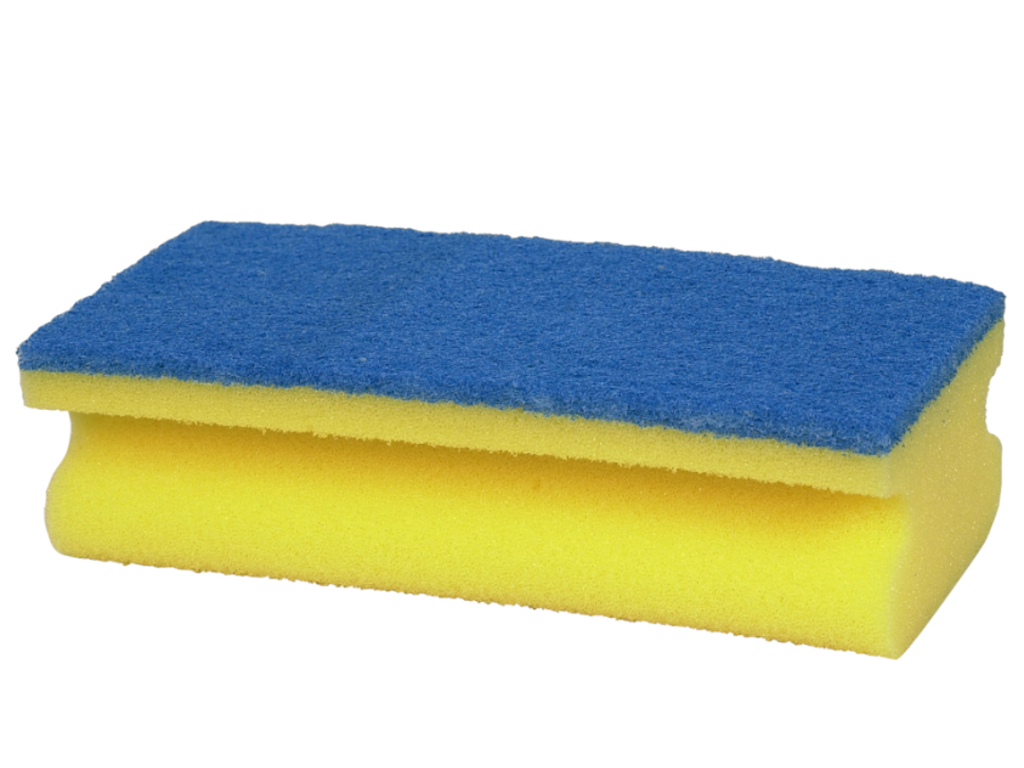 Rengøringssvamp blå medium
