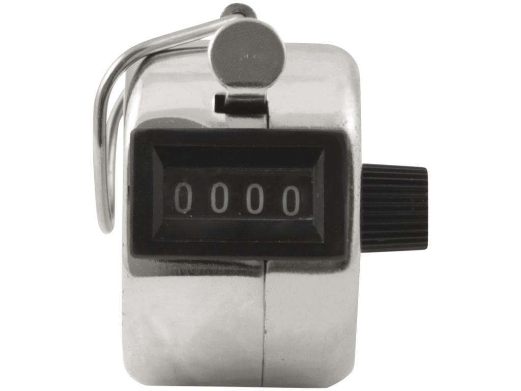 Håndtæller m/4 cifre
