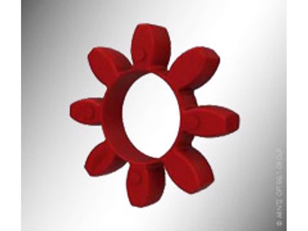 Koblingselement Rotex 65 98sh Rød