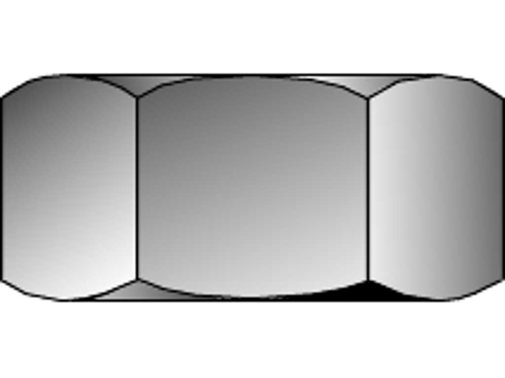 Stålmøtrik MF12x1,50 DIN 934-10