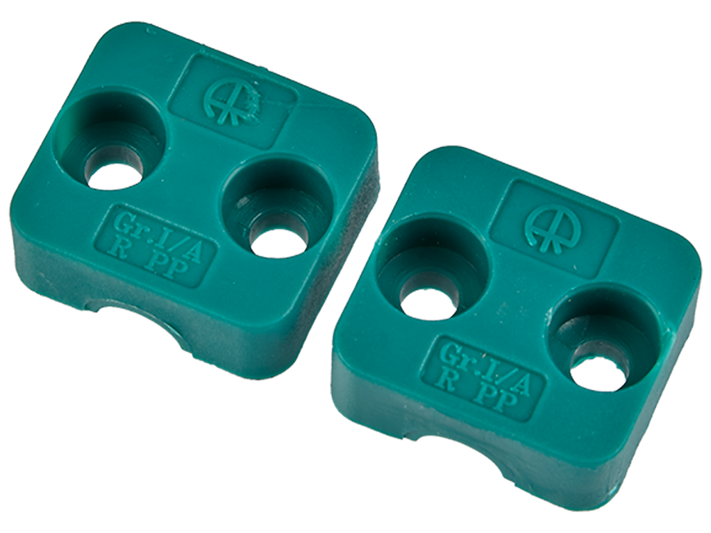 Rørholderpar 10mm for enkelt rørholder