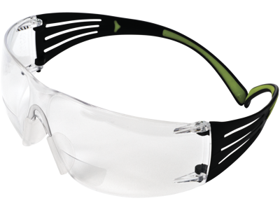 Sikkerhedsbrille 3M klar m/læsefelt +1,5