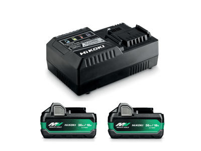 Batteripakke HiKoKi 2×BSL36A18 + lader