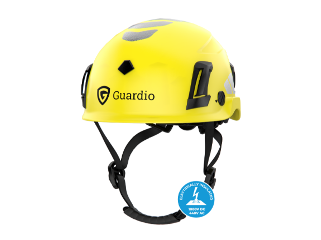Sikkerhedshjelm Guardio HI-VIZ gul