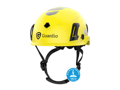 Sikkerhedshjelm Guardio HI-VIZ gul