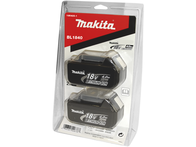 Batteri Makita 18V 4,0Ah Li-Ion (2-pak)