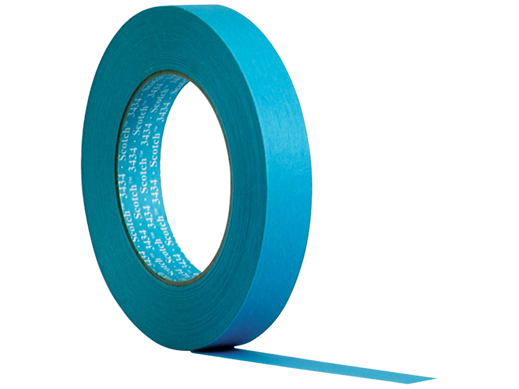 Tape 19 mm Afdækning  50mtr 3M 3434 blå