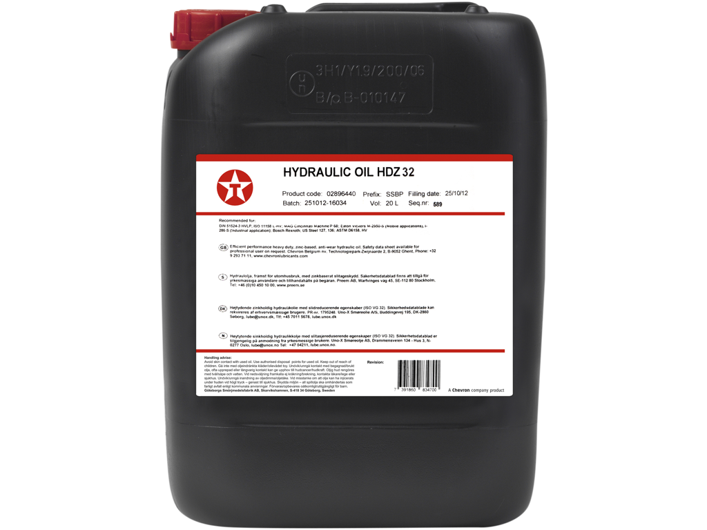 Hydraulikolie Rando HDZ 32 - 20 ltr