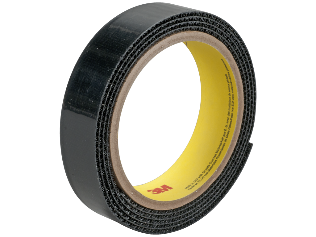 Velcrotape 25mm x 45,7m 3M SJ3527N sort