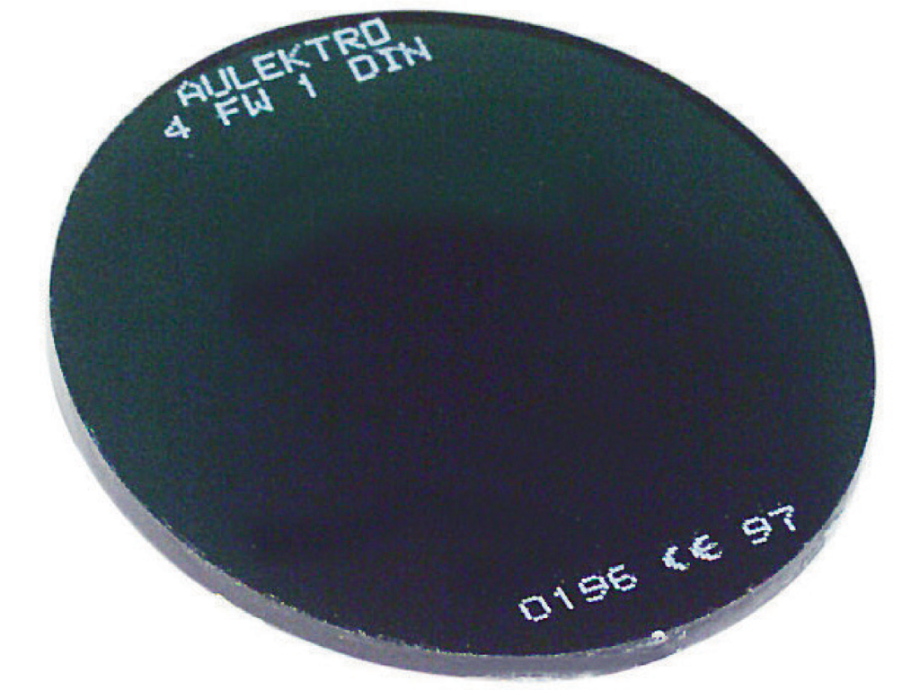 Svejseglas Ø50mm DIN 5