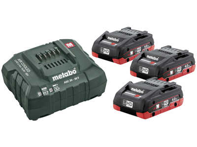 Batteripakke 18V 4,0Ah LiHD+lader Metabo