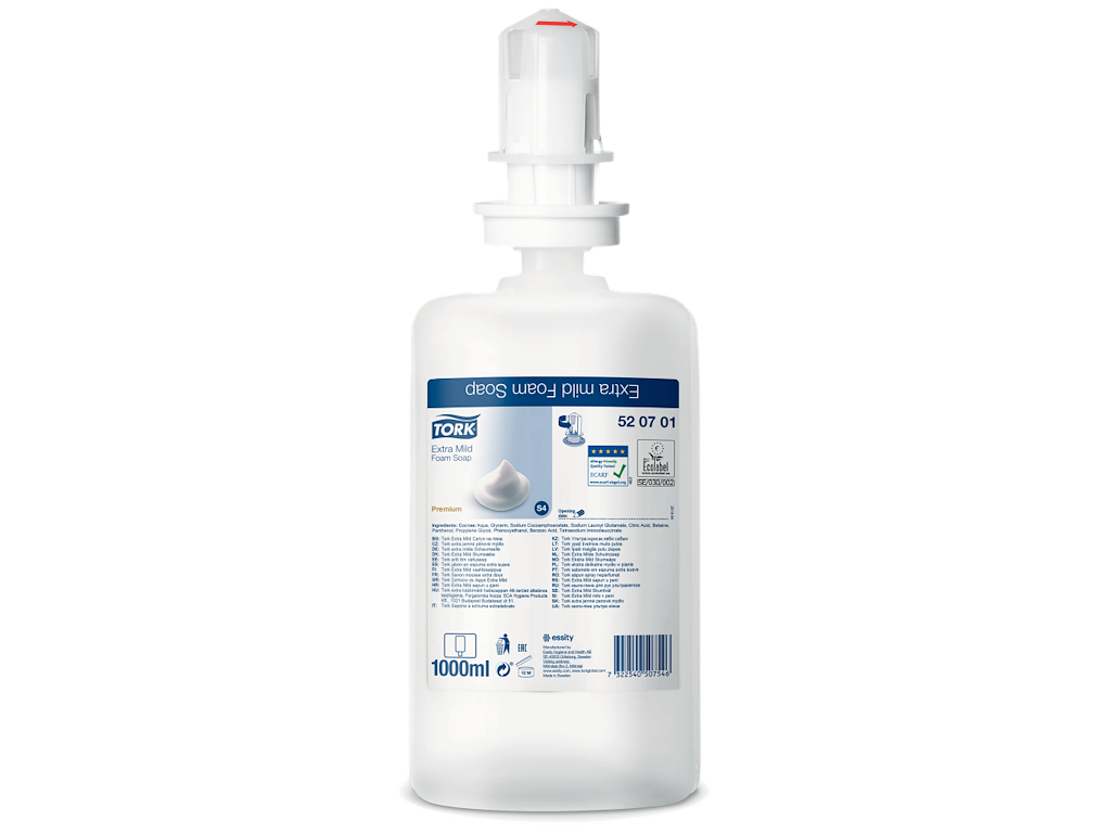 Skumsæbe Tork Sensitiv 1000ml  6 stk.