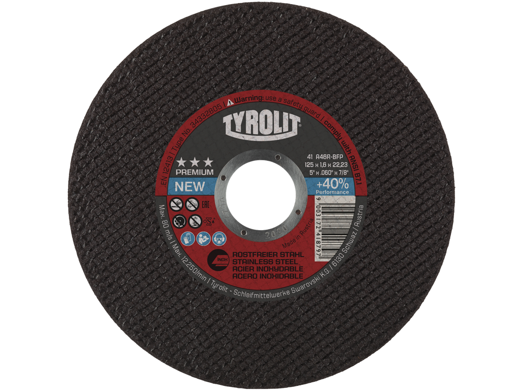 Premium Skæreskive Tyrolit 41F A46R-BFP