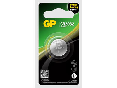 Batteri CR 2032 GP Lithium 3V