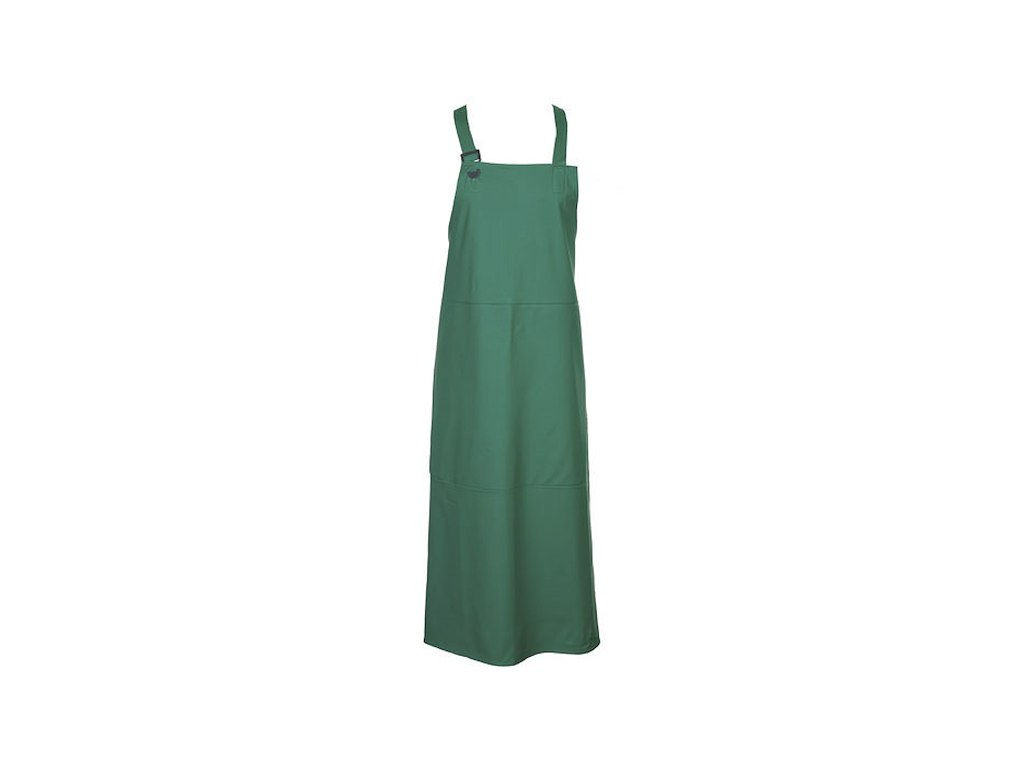 Forklæde PU/PVC Lys Grøn - One Size