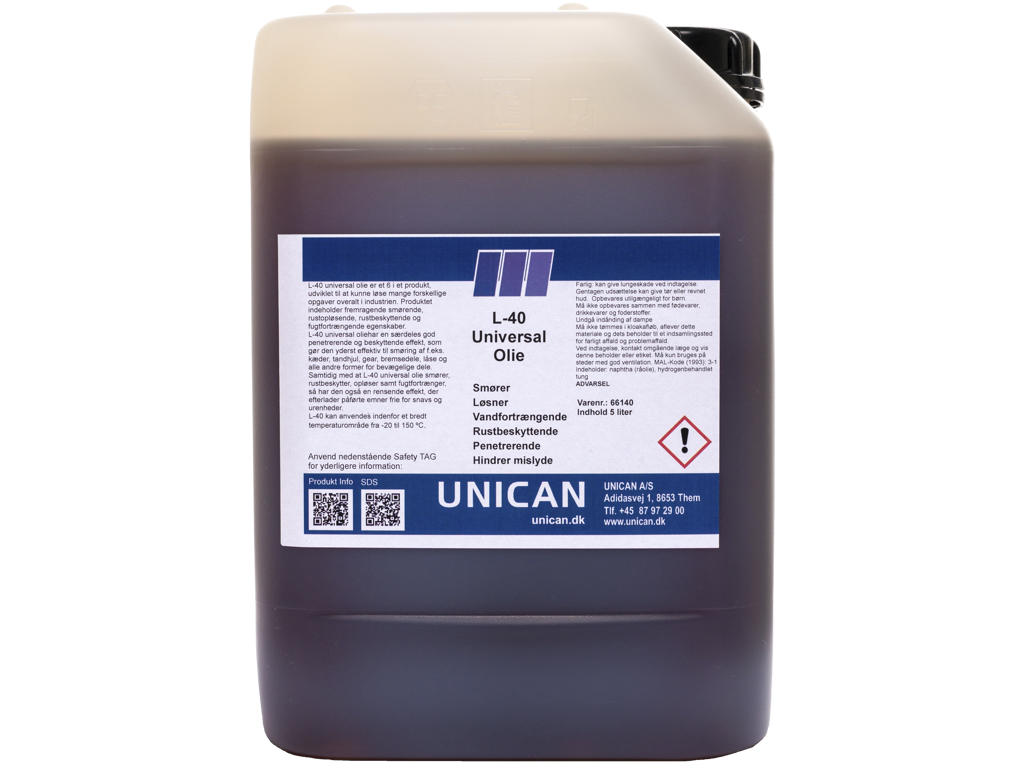 Unican L-40 universalolie 5ltr