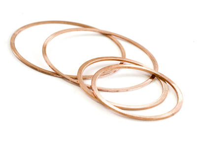 Kobberskive 18x24x2,0mm DIN7603