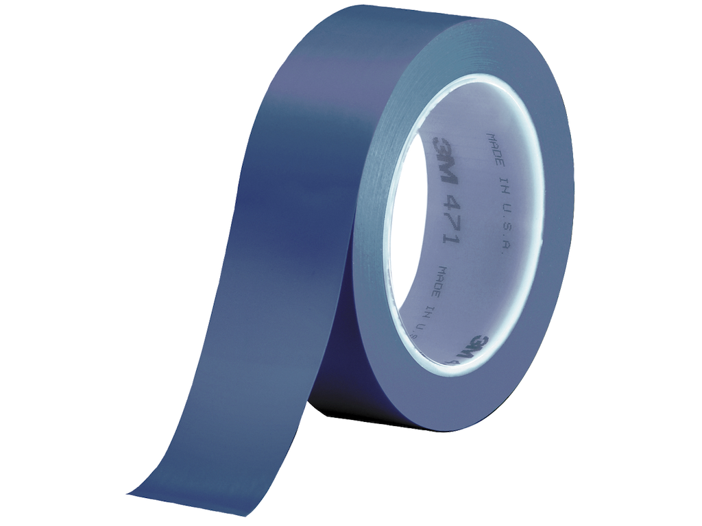 Tape 50mm x 33 mtr Vinyl 3M 471 Blå