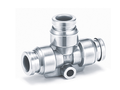 Luftfittings 10mm tee samler 316L