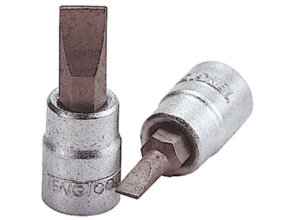 Bitstop 1/4" med bit lige 0,76x4,0mm