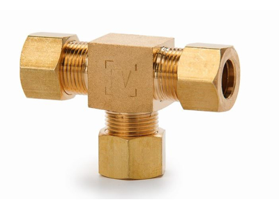 64 F 3/8" Tee-stykke