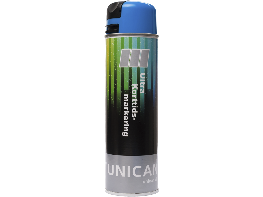 Unican Ultra markérspray blå 500ml