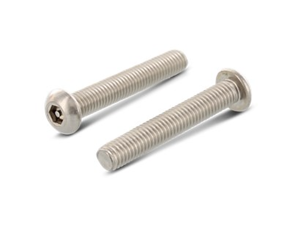 BH Unbraco M6x20 A2 m/stift ISO 7380-1