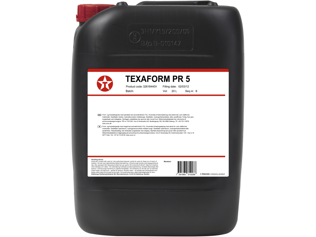 Olie Texaform PR 5 á 20 ltr