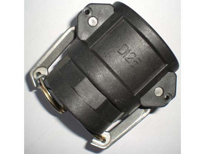 Kamkobling D hun indv. 1/1" RG PP