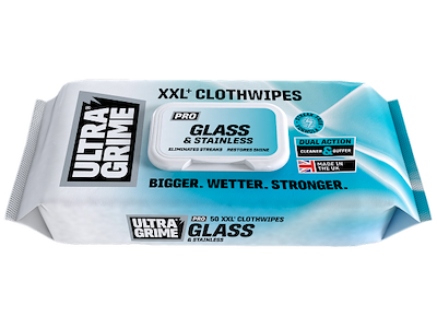 Renseservietter Glas/stål  UltraGrime 