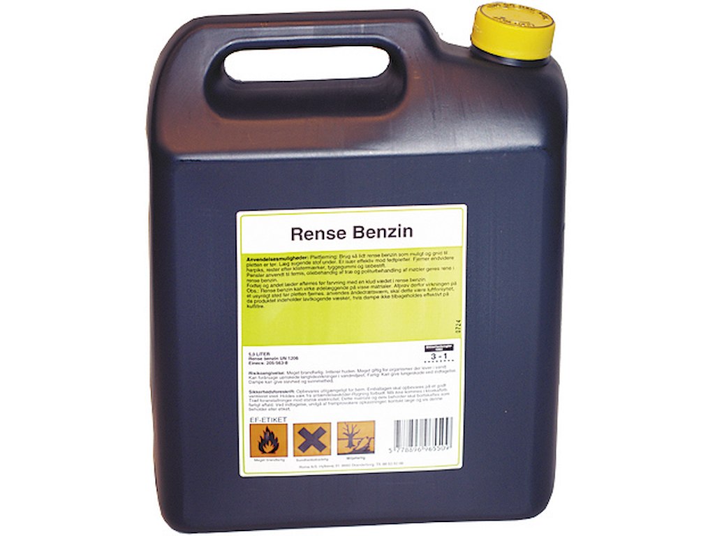 Rensebenzin (Heptan) 5 ltr.