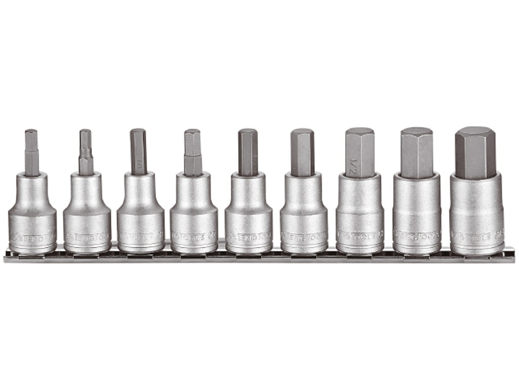 Unbracotopsæt 1/2"  9 dele inch M1209AF