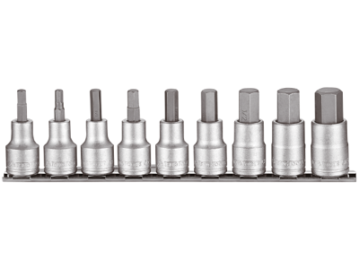 Unbracotopsæt 1/2"  9 dele inch M1209AF