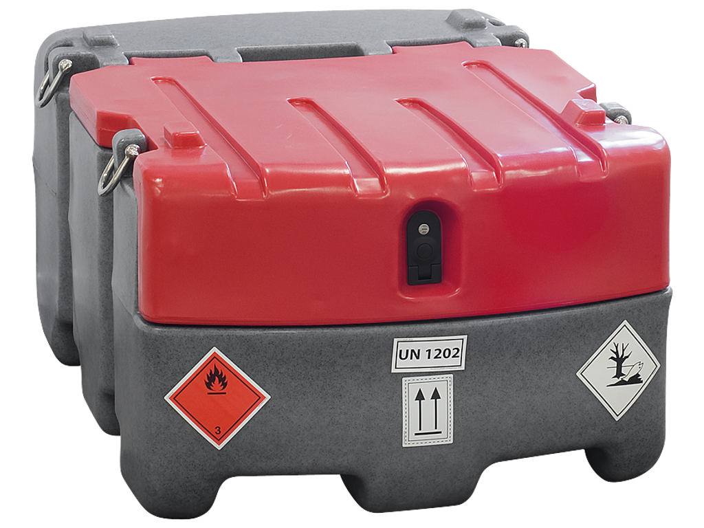 Diesel tank m/12V pumpe 250 ltr.
