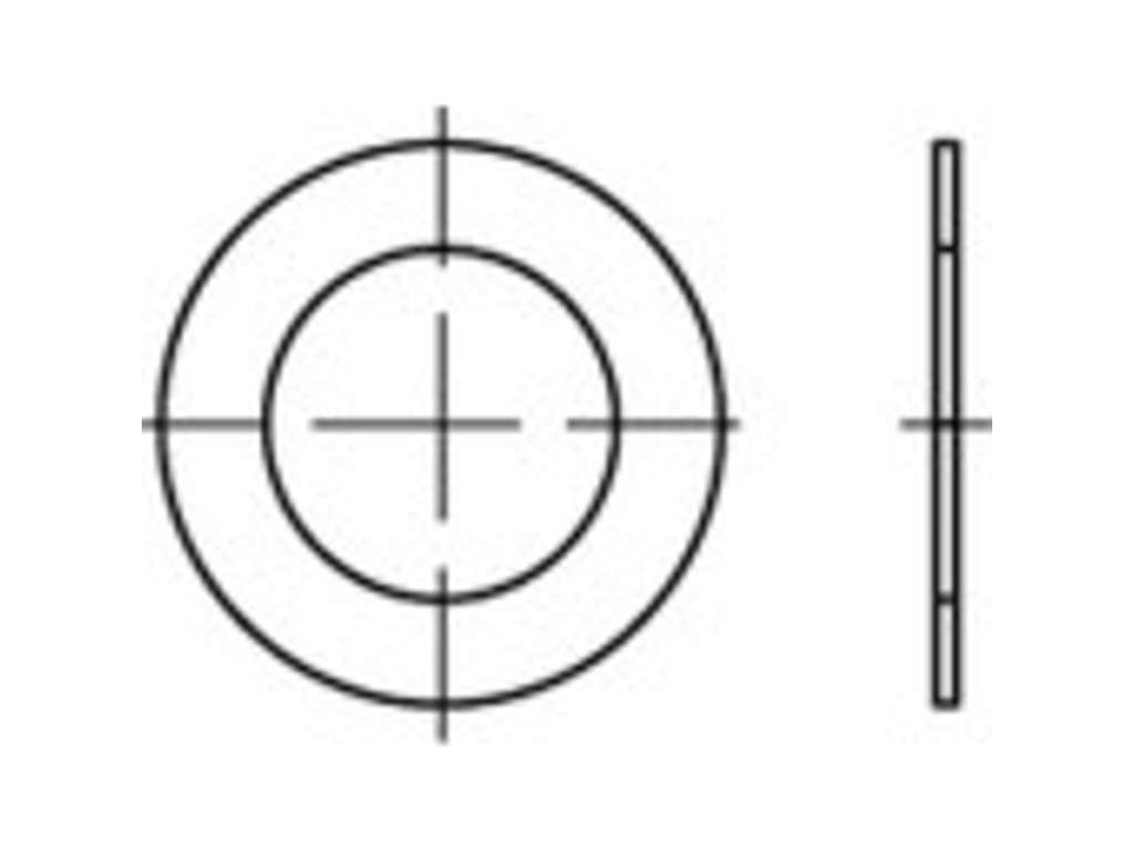 Stålshims 65x85x0,3mm