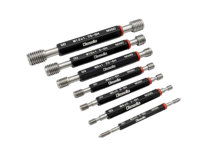 Gevindprøvedorne i sæt M3-M12 6H God/Fejl