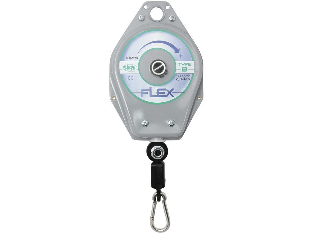 Fjederbalance 0,5-1,5 kg Sira B m/wire
