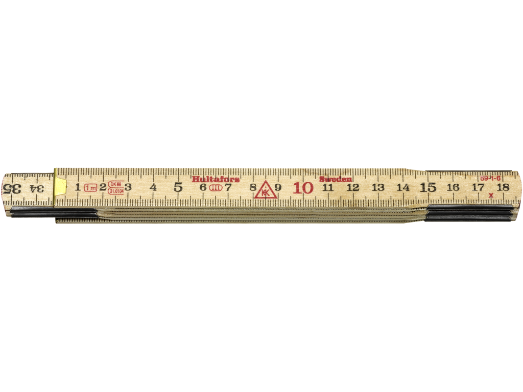 Tommestok mm/mm 59-1-6 Hultafors