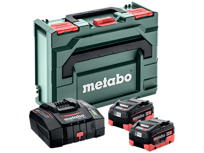 Batteripakke 18V 2x10,0Ah + lader Metabo