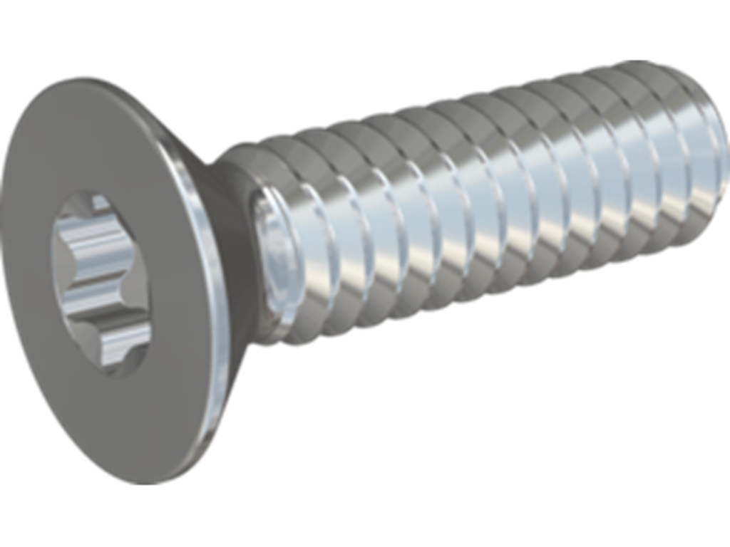 Maskinskrue M6x16 US TX30 A2 DIN965