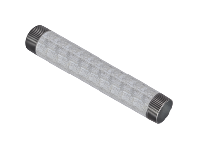 Nippelrør 1-1/2"x 120mm galv