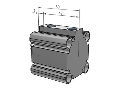 SMC CQ2B32TF-20DZ kompact cylinder