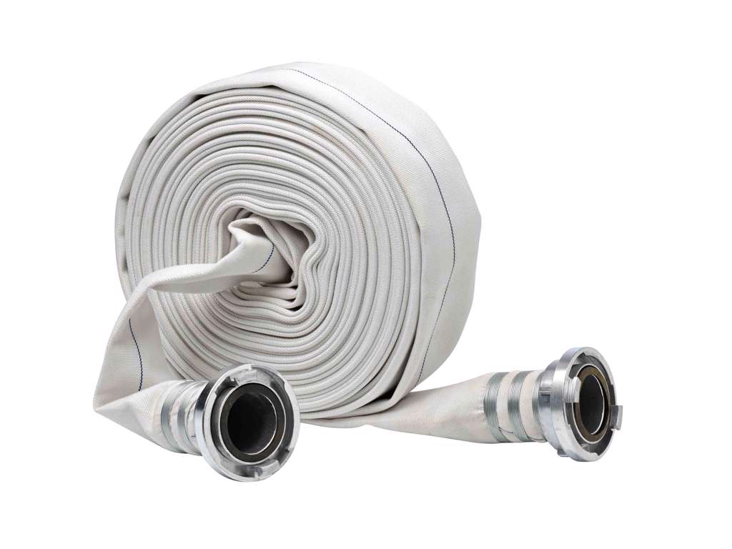 Brandslange 75mm grå 30mtr. m/kobl. B