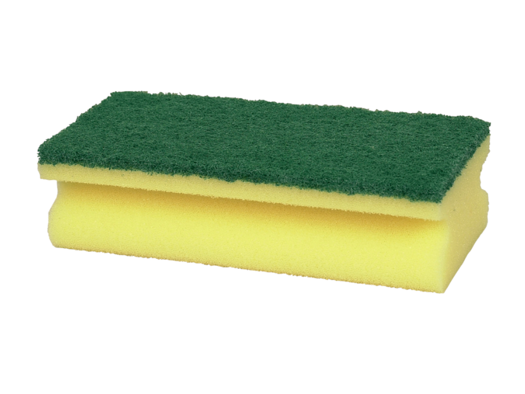 Rengøringssvamp grøn Grov (5 Stk.)